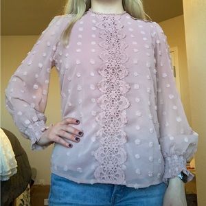 Light pink blouse